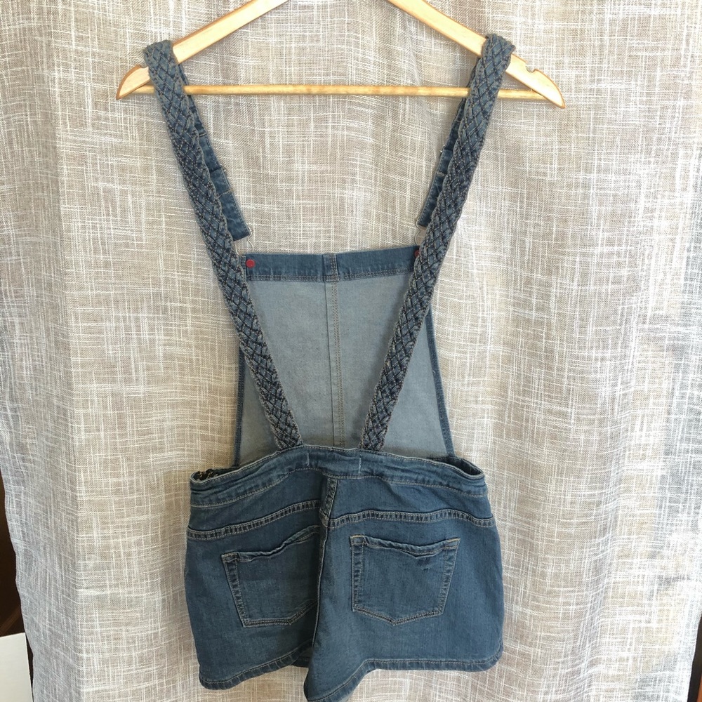 NWT Bullhead Demim Co. Short Overalls - Picture 3 of 5